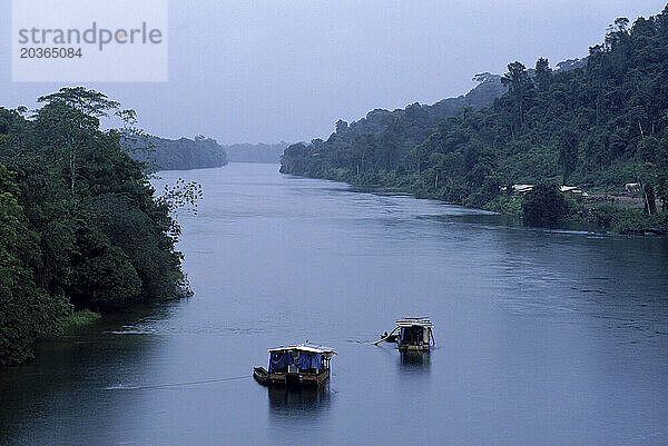 Goldabbauplattformen  Surinam