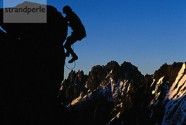 Klettern an den Early Winters Spires im Okanogan National Forest  WA.