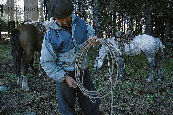 Gauchos in Patagonien  Argentinien