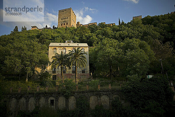 Die Alhambra von Granada  Andalusien  Spanien.