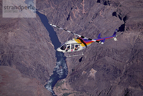 Helikoptertour über den Grand Canyon.