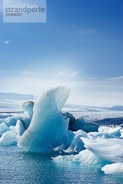 Eisberge in Jökulsárlón  Südisland  Island