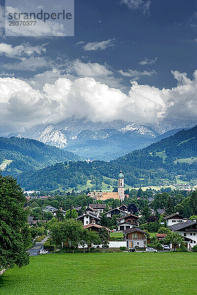 Stadt Garmisch-Partenkirchen  Bayern  Deutschland