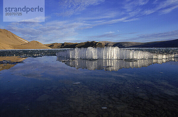 Eis im Lake Sapphire  Kanada.