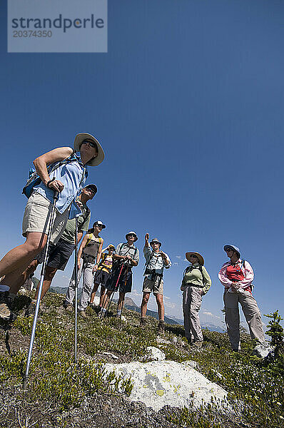 Sommertrekking in der Nähe der Ruby Creek Lodge. Walhallas. New Denver  British Columbia  Kanada