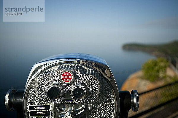 Blick auf den Leuchtturm von Split Rock am Nordufer des Lake Superior  Minnesota.