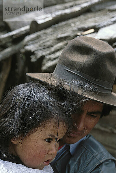 Mapuche-Familie - Patagonien  Argentinien