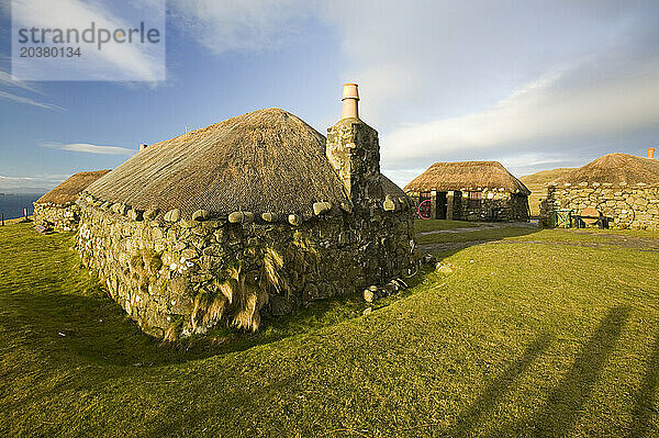 Crofting Museum in Peingown auf der Isle of Skye in Schottland.
