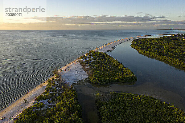 Usa  Florida. Collier County. Marco Island  Tigertail Beach