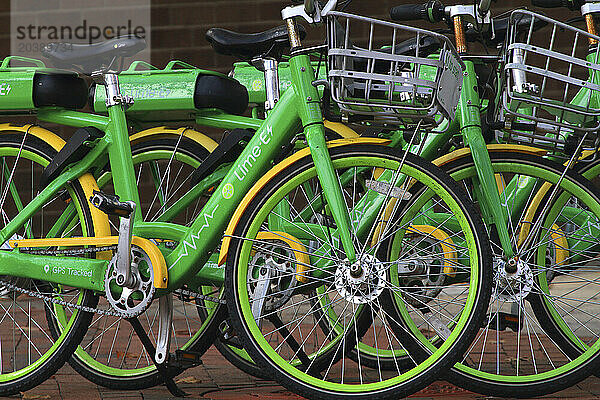 Usa  Floride  Orlando. Lime Electric bikes