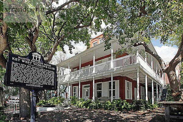 USA. Floride. Les Keys. Key West. Centre historique et touristique. The Martin Hellings House.