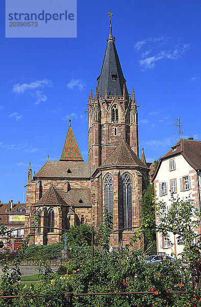France  Grand-Est  Bas Rhin (67) Alsace  Wissembourg  Saint Pierre and paul abbatial church