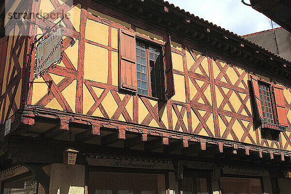 France  Nouvelle Aquitaine  Lot et Garonne department (47)  Villeneuve sur Lot  medieval house