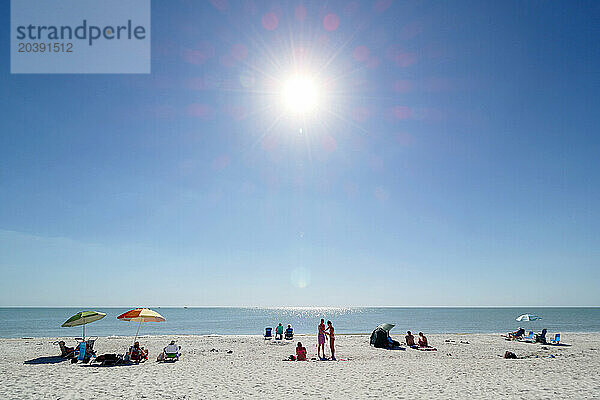 USA. Floride. Fort Myers. Lovers Key State Park. La plage.