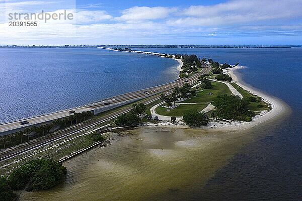 Usa  Florida. Sanibel Causeway