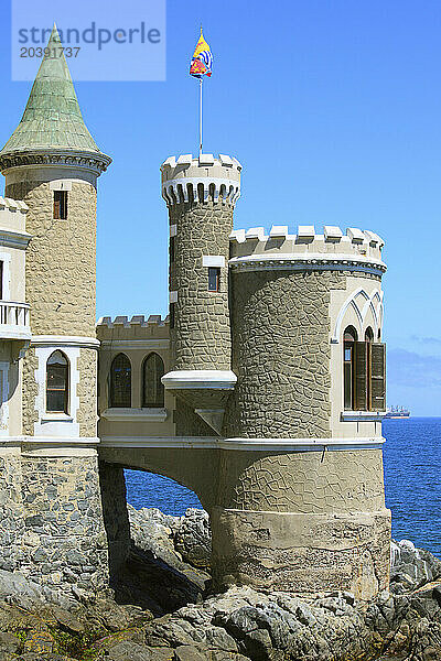 Chile  Vina del Mar  Wulff Castle  historic monument