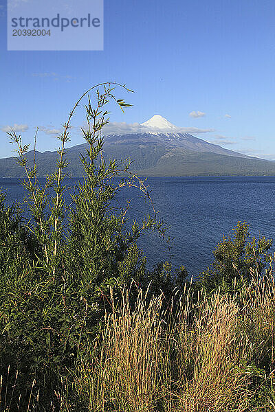 Chile  Lake District  Lake Llanquihue  Osorno Volcano