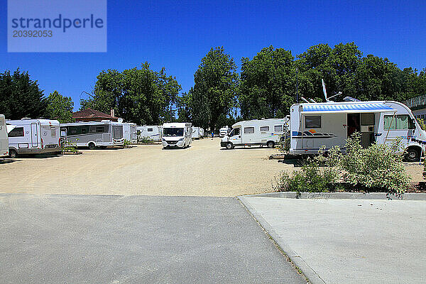 France  Occitanie  Tarn et garonne (82)  Moissac  camper area