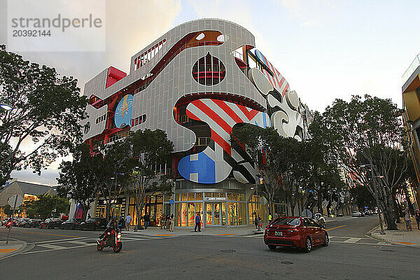 Usa  Florida  Miami  Design District. Museum Garage