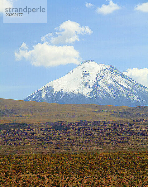 Chile  Antofagasta Region  Atacama Desert  Cerro Colorado  Volcano Colorados