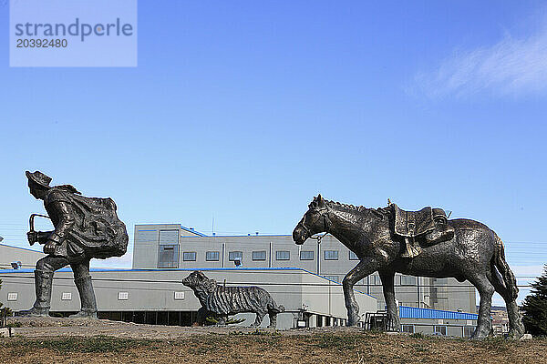 Chile  Magallanes  Punta Arenas  Shepherd Monument