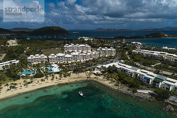 Caribbean  Caribbean Sea  US Virgin Islands  Saint Thomas Island. Cowpet Bay