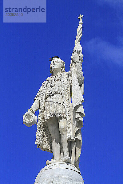 Usa  Porto Rico  San Juan. Cristobal Colon statue