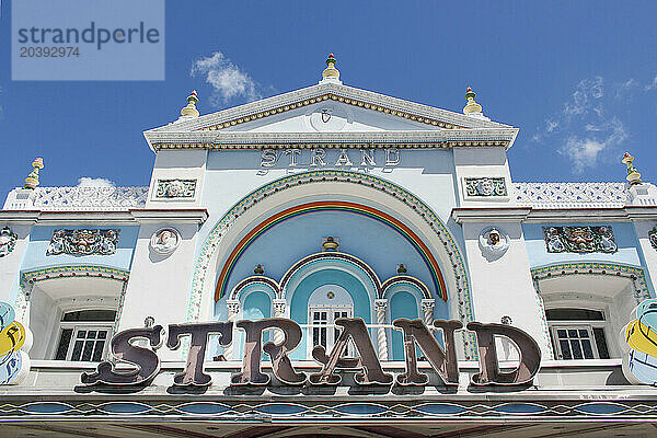 USA. Floride. Les Keys. Key West. Centre historique et touristique. Façade d'un magasin.