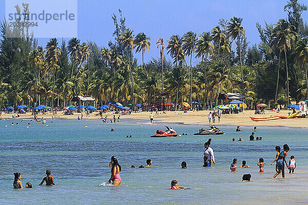 Usa  Porto Rico  Luquillo beach