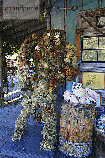 Usa  Florida. Key West. Mannequin made of natural sponges