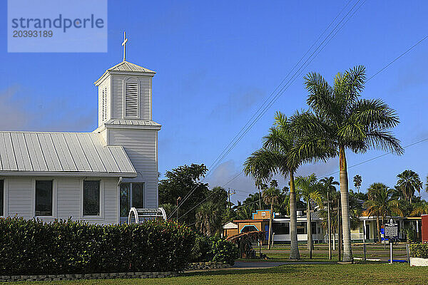 Usa  Florida. Everglades City. Everglades Community Church