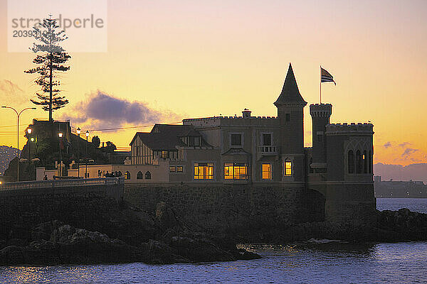 Chile  Vina del Mar  Wulff Castle  historic monument