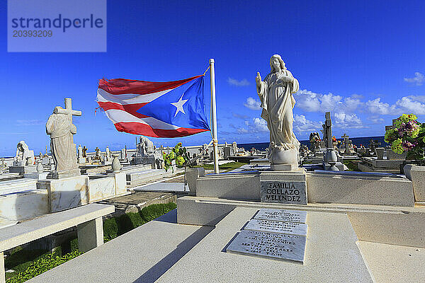 Usa  Porto Rico  San Juan. Santa Maria Magdalena Cemetery