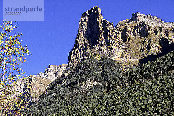 Spain  Aragon  Province of Huesca  Torla  national park of Ordesa and mont Perdu   ( Unesco world heritage)
