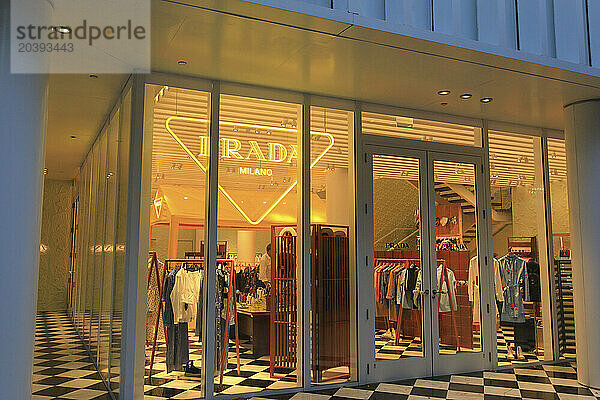 Usa  Florida  Miami  Design District. Prada