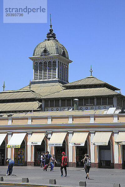 Chile  Santiago  Mercado Central  market