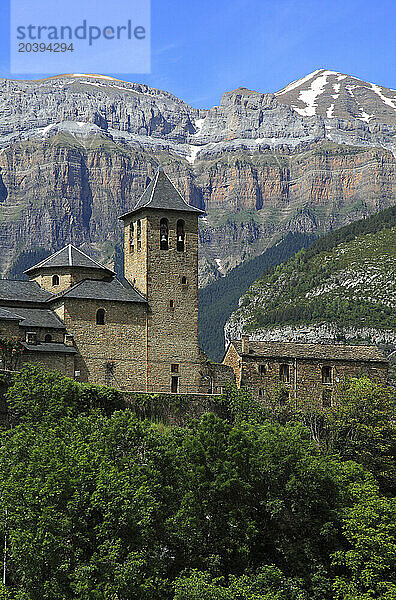 Spain  Aragon  Province of Huesca  Torla  national park of Ordesa and mont Perdu   ( Unesco world heritage)