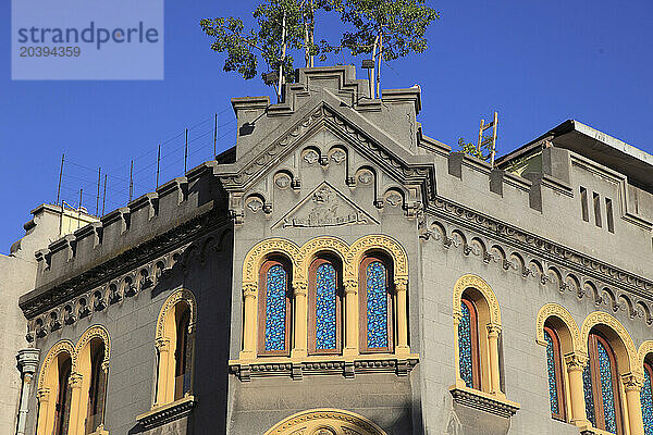 Chile  Santiago  Barrio Yungay  heritage architecture