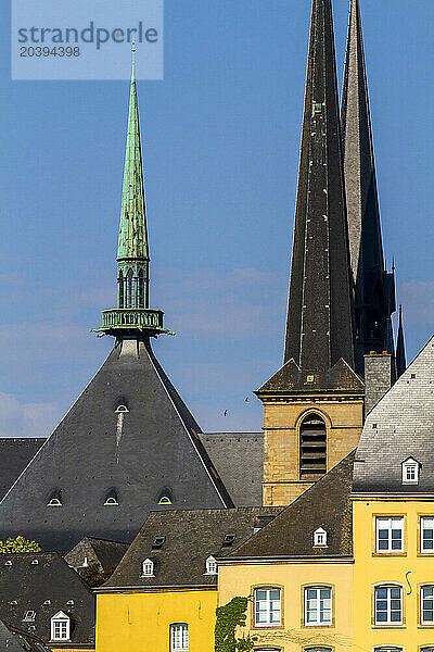 Europe  Luxembourg  Luxembourg City. Notre-Dame of Luxembourg Cathedral