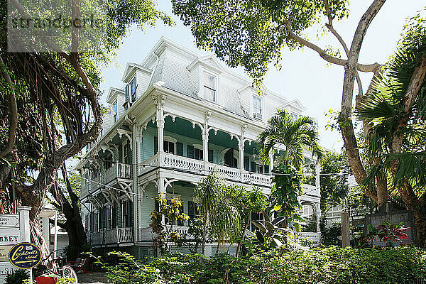 USA. Floride. Les Keys. Key West. Centre historique et touristique. The Dr Joseph Yates Porterhouse.