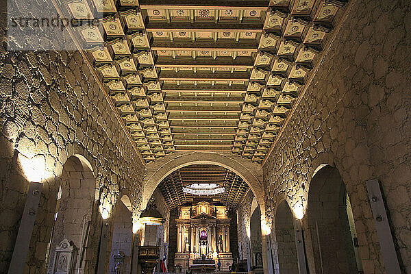 Chile  Santiago  Franciscan Church  interior