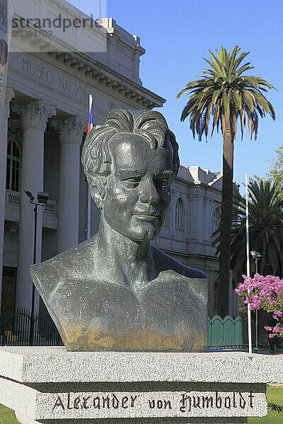 Chile  Santiago  Barrio Matucana  Alexander von Humboldt statue