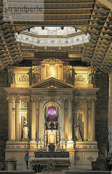 Chile  Santiago  Franciscan Church  interior