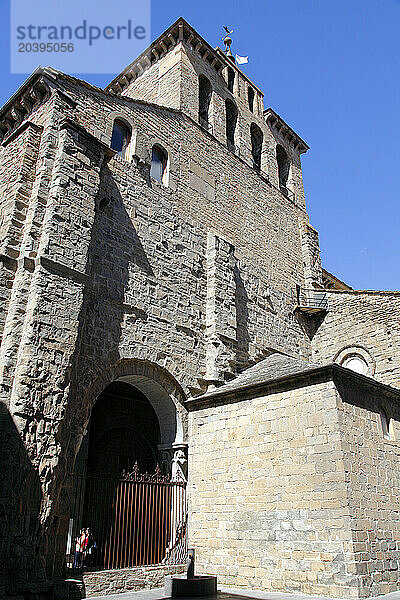 Spain  Aragon  Province of Huesca  Jaca  the cathedral