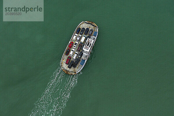 Usa  Florida  Miami  Fisher Island ferry. Biscayne Bay