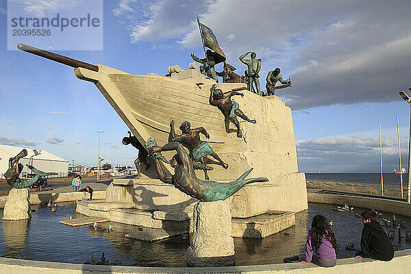 Chile  Magallanes  Punta Arenas  Pedro Sarmiento de Gamboa Monument