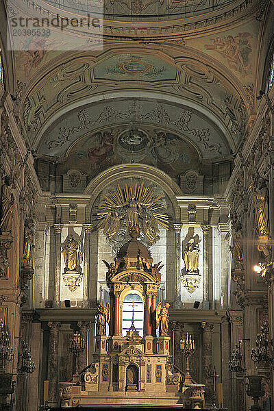 Chile  Santiago  Cathedral  interior