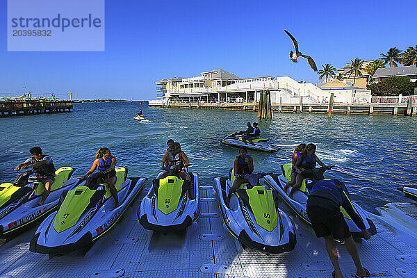 Usa  Florida. Key West  jetski lesson