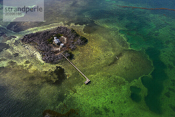 USA  Florida  Keys. Little money Key