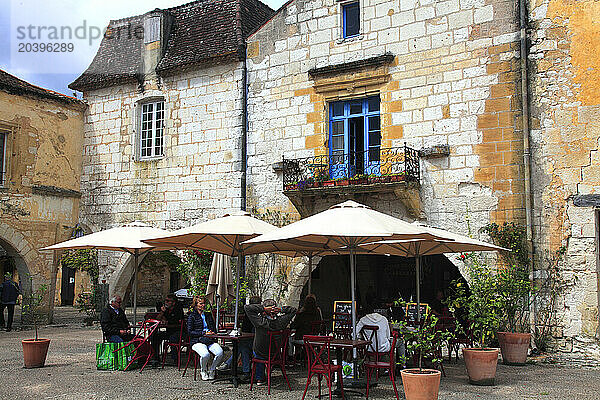 France  Nouvelle Aquitaine  Dordogne department (24)  Monpazier  medieval village